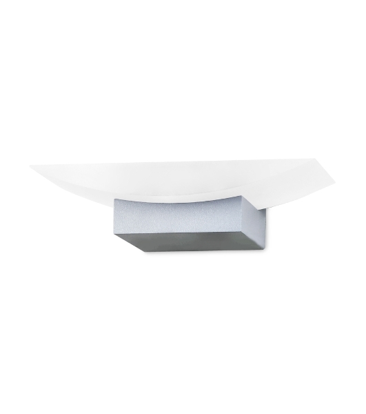 Настенный светодиодный светильник с акрилом Ambrella light FW199 SGR серый песок LED 4200K 5W 200*75*90