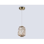 Подвесной светодиодный светильник Ambrella light LH30101 SB/TI бронза/янтарь 8W 3000K 140*140*1575, фото5