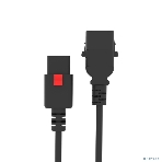 Кабель питания Filum FL-PC-CEE7/7-C13F-C1-1.0-BK с фиксацией, 3х1,0мм, 220В, 10А, черный, 1,0м, фото3