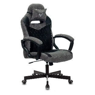 Кресло Бюрократ VIKING 6 KNIGHT B FABRIC черный, ткань, 120 кг, механизм качания