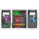 Компьютерный корпус Case Forza mATX case, black, w/PSU 450W 12cm, w/2xUSB3.0, w/pwr cord, w/o FAN, фото2