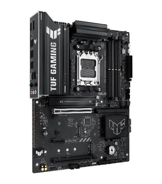 Материнская плата ASUS TUF GAMING B650-E WIFI, AM5, AMD B650, 4xDDR5, 4xSATA, 3xM.2, 1xPCIe 4.0 x16, 1xPCIe 4.0 x16, 1xPCIe x1, 1xDP, 1xHDMI, 1x2.5Gb LAN, Wi-Fi 6E, Bluetooth 5.3, 2xUSB-C (1x10Gbps, 1x20Gbps), 3xUSB-A 5Gbps, 2xUSB-A 10Gbps, 3xUSB-A 2.0, 5x3.5 мм, 7.1, ATX
