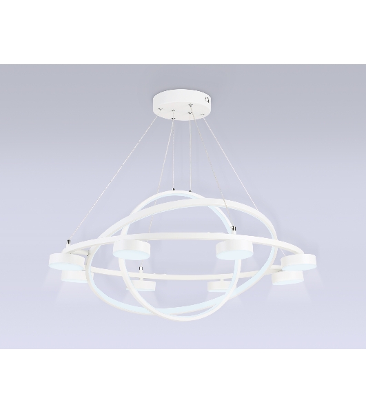 Светильник Ambrella light FL51777/3+8 WH белый 3000K/4200K/6400K 112W D800/580/400*1200 (ПДУ ИК)