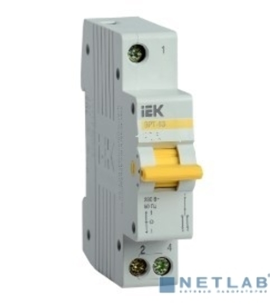 Выключатель-разъединитель трехпозиционный 1п ВРТ-63 32А IEK MPR10-1-032