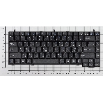 Клавиатура для ноутбука MSI Megabook VR330X VR330XB VR330, черная, фото2