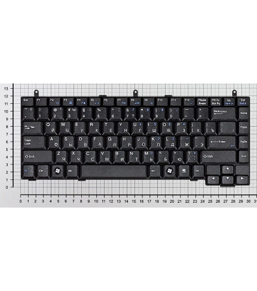 Клавиатура для ноутбука MSI Megabook VR330X VR330XB VR330, черная