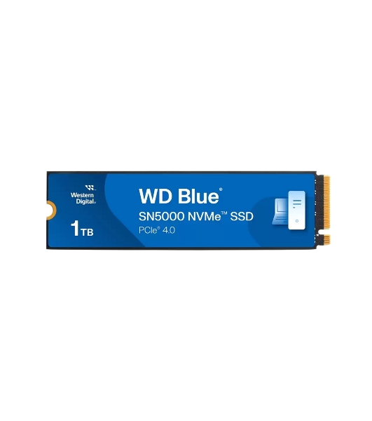 Накопитель SSD Western Digital WD Blue SN5000, 1Tb, PCIe 4.0 x4, M.2 2280, NVMe, R/W 5150/4900