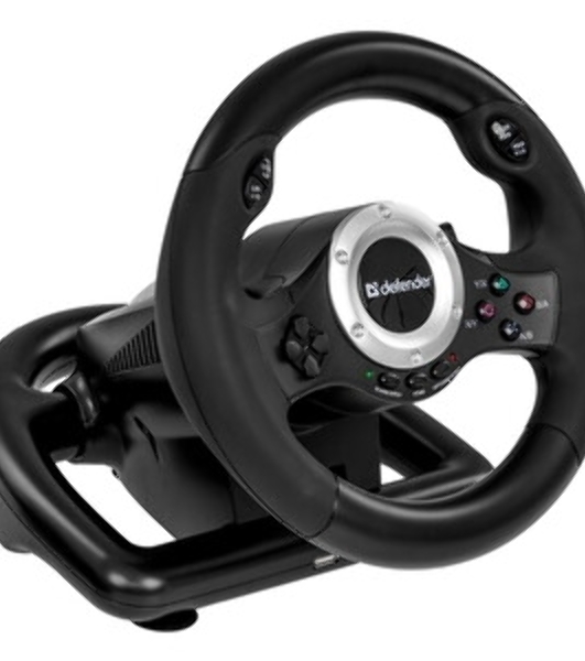 Игровой руль Defender TURBO PRO PC/PS3/PS4/XBOX