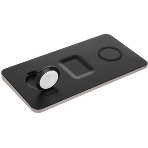 Беспроводное зарядное устройство Satechi ST-X3TWCPM Trio Wireless Charging Pad для телефона, часов и наушников серый космос, фото6