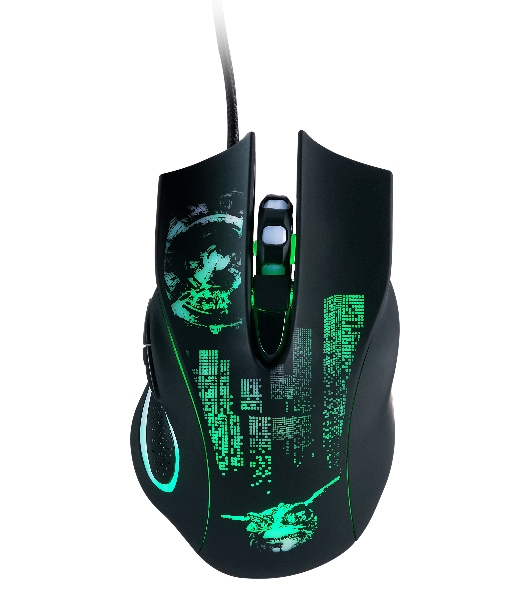 Мышь проводная Qumo Gremlin M37 черный, 3200 dpi, USB, кнопки - 6