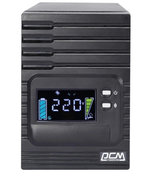Источник бесперебойного питания Powercom Smart King Pro+ SPT-1000-II LCD 800Вт 1000ВА черный