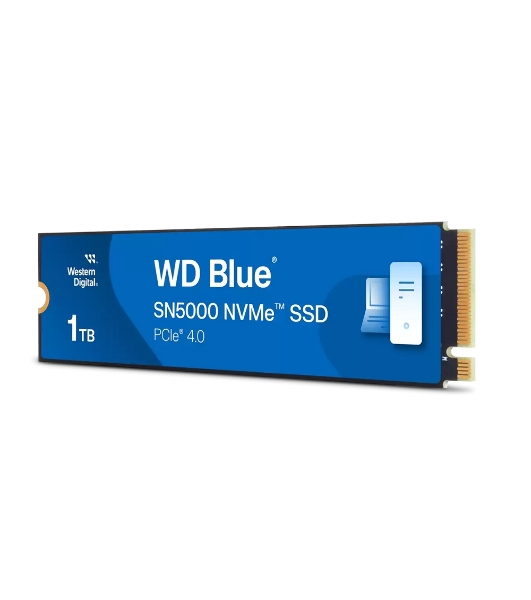 Накопитель SSD Western Digital WD Blue SN5000, 1Tb, PCIe 4.0 x4, M.2 2280, NVMe, R/W 5150/4900