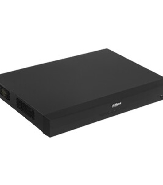 Dahua DHI-NVR5232-EI2 32-канальный IP-видеорегистратор 4K, H.265+ и ИИ 448 Мбит/с; 2 SATA III до 20Тбайт; 1 HDMI (8K), 1 VGA; 1 RJ45 1000 Мбит/с; тревожные вх./вых.: 4/2