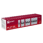 Выключатель автоматический модульный 3п C 100А 15кА ВА 47-125 EKF mcb47125-3-100C, фото3