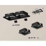 Комплект встраиваемого светильника Ambrella light XC7906011 SBK черный песок MR16 GU5.3 (C7906, N7716), фото 1