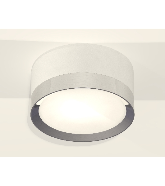 Светильник Ambrella Light XS8101003 SWH/PSL белый песок/серебро полированное GX53 (C8101, N8118)