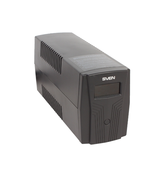 Источник бесперебойного питания SVEN Pro 650 650VA/390W LCD, USB, RJ-45 (2 EURO)