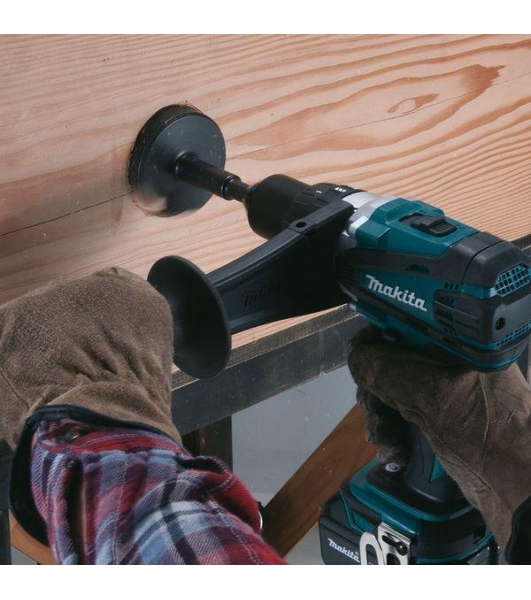 Дрель-шуруповерт Makita DDF458RFE, 18 В, 1,5 Ач, 42 Нм, бесщеточный, ударный
