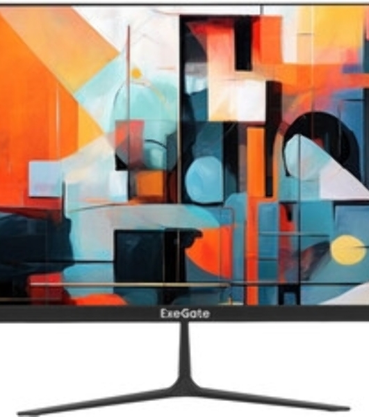 Монитор 24.5' ExeGate SmartView EH1500A IPS 1920x1080, 75 Гц, 5 мс, 16:9, 250 кд/м², 1xVGA, 1xHDMI, 1xDP, 3.5 мм, черный