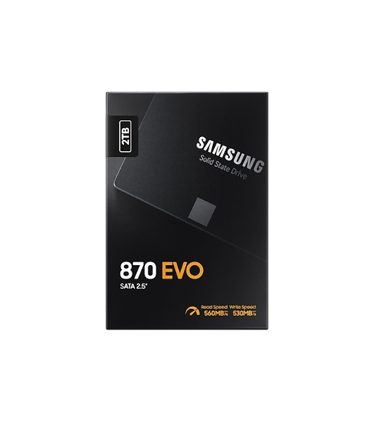 Накопитель SSD Samsung 870 EVO, 2Tb, SATA III, 2.5', R/W 560/530