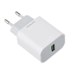 Сетевое зарядное устройство GoPower GPQC07 1USB 18W QC3.0 белый, фото 1