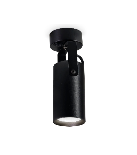 Накладной поворотный спот Ambrella light TA1303 BK черный GU10 max 12W 100*55*165