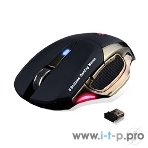 Мышь беспроводная Crown Gaming CMXG-605 черный, 1600 dpi, радиоканал, USB, кнопки - 6, фото4