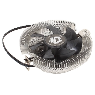 Кулер Cooler ID-Cooling DK-01S серебристый/черный 80мм алюминий 2200rpm 24db 3-pin 65W