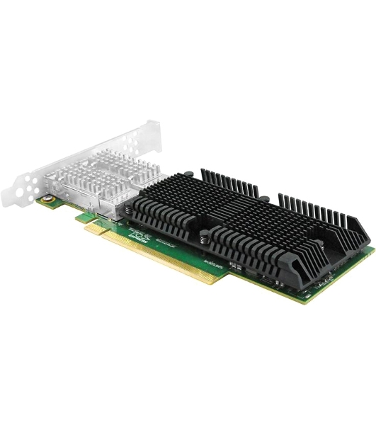 Сетевой адаптер PCIE 10Gb 16QSFP28 LRES1014PF-2QSFP28 LR-LINK