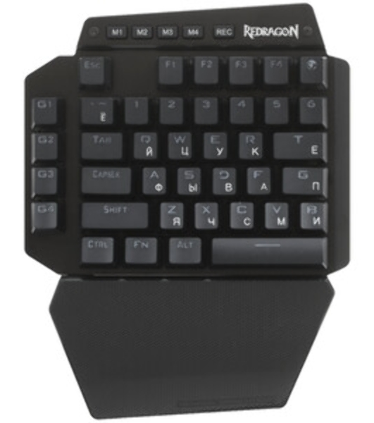 Клавиатура Redragon Nagato проводная, USB Type-A, чёрный