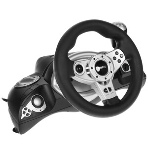Игровой руль Dialog GW-155VR CyberPilot - эф.вибрации, 2 педали, рычаг ПП, PC USB, фото6