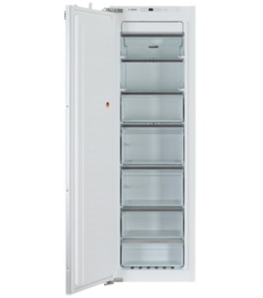 Встраиваемый морозильный шкаф Bosch GIN81AEF0U, белый, 212л, 5 ящиков