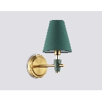 Настенный светильник Ambrella light LH75055 BS/GN латунь/зеленый E14 max 40W 230*140*270, фото5