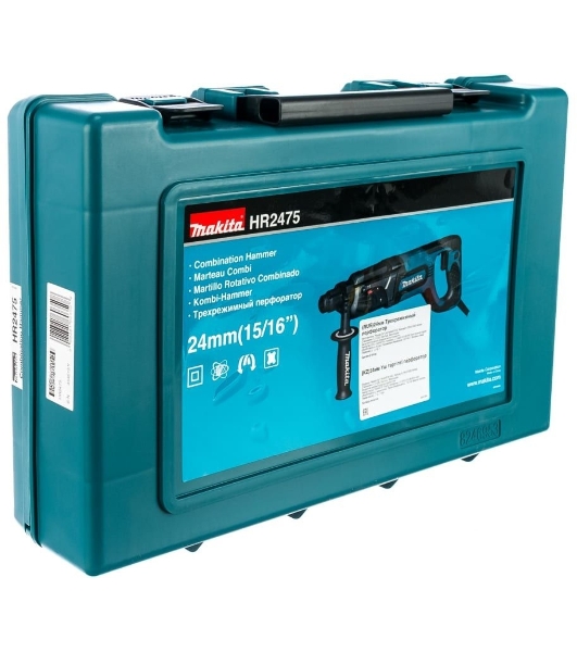 Перфоратор Makita HR2475, SDS-plus, 780 Вт, 2,7 Дж, от сети