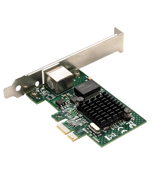 Сетевой адаптер ExeGate EXE-BCM5721 (PCI-E x1, порт 1xRJ45, 10/100/1000Mbps, Gigabit Chipset Broadcom BCM5721)