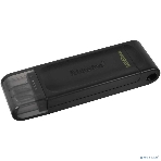 Флешка USB Kingston DataTraveler DT70 (DT70/128Gb), 128Gb, USB Type-C 3.2, R/W 70/45, черный, фото18