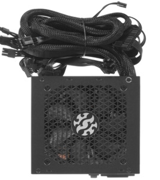 Блок питания XPG PYLON650B-BLACKCOLOR, 650 Вт, 80 PLUS Bronze, 120мм, черный