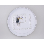 Потолочный светодиодный светильник Ambrella light FZ1324 BK/LWD черный/светлое дерево IP20 41W 3000-6400K D390*70 (ПДУ ИК), фото 1