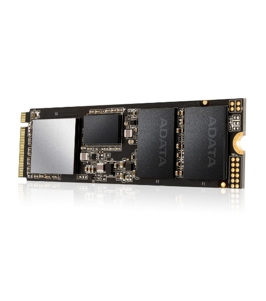 Накопитель SSD XPG SX8200 Pro, 512 Gb, PCIe 3.0 x4, M.2 2280, NVMe, R/W 3350/2350, с радиатором