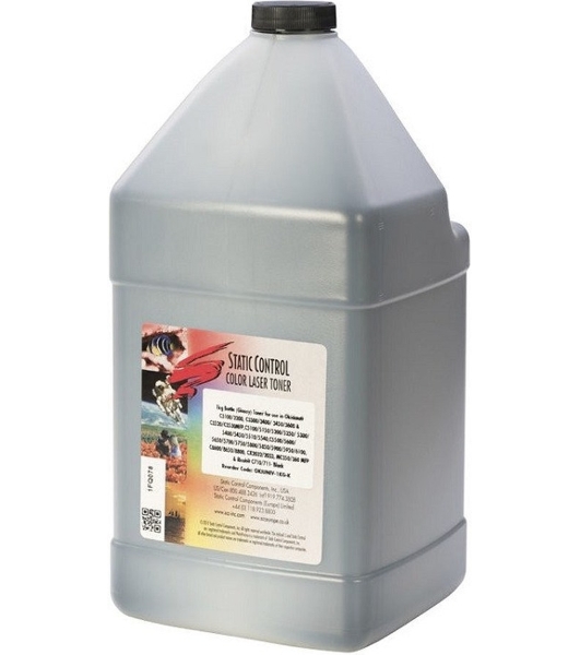 Тонер Static Control OKIUNIV3-1KG-K черный флакон 1000гр. для принтера Oki C3300N5500