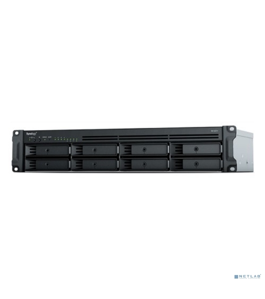 Сетевое хранилище Synology Rack 2U, QC2.2GHzCPU/4GbDDR4(upto32)/RAID0,1,5,6,10/upto 8 hot plug HDDs SATA(3,5'or2,5')(upto 12 with RX418)/2xUSB3.2/1eSATA/iSCSI/4xGbE(+1Expslot)/2xIPcam(upto 40)/2xPS/norail