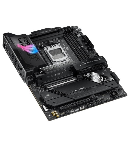 Материнская плата ASUS ROG STRIX X870E-E GAMING WIFI, AM5, AMD X870E, 4xDDR5, 4xSATA, 5xM.2, 1xPCI-E 5.0 x16, 1xPCI-E 4.0 x4, 1xHDMI, 1xUSB-C 3.2 Gen 2, 1xUSB-C 3.2 Gen 2x2, 2xUSB-C 4.0, 1x 5Gb LAN, 9xUSB-A 3.2 Gen 2, 2x3.5 мм, TOSLINK, 1xWi-Fi 7, ATX
