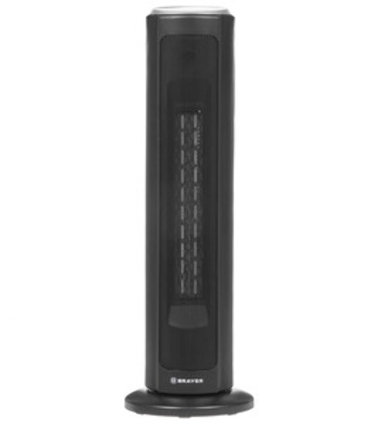 Тепловентилятор 4803BR BRAYER, 2200 Вт, LED-диспл, тайм 12 ч, 20 кв.м, пульт ДУ,вращ корп 35°