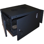 Шкаф настенный Next, 9U 550x600, металлическая дверь, черный, фото2