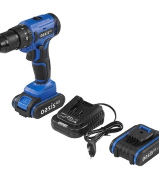 Дрель-шуруповерт Oasis ASU-14V Pro, 14,4 В, 2 Ач, 45 Нм, бесщеточный, ударный