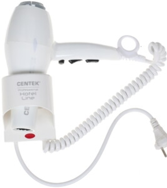 Фен Centek CT-2251 белый, 2100 Вт, ионизация