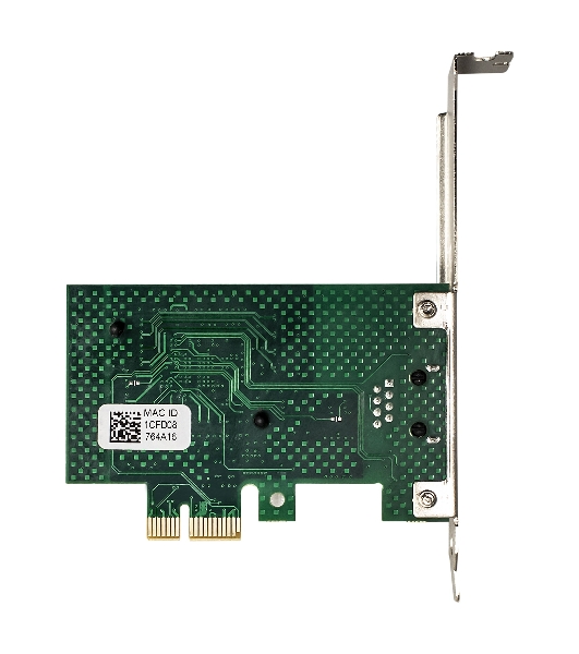 Сетевой адаптер ExeGate EXE-BCM5721 (PCI-E x1, порт 1xRJ45, 10/100/1000Mbps, Gigabit Chipset Broadcom BCM5721)