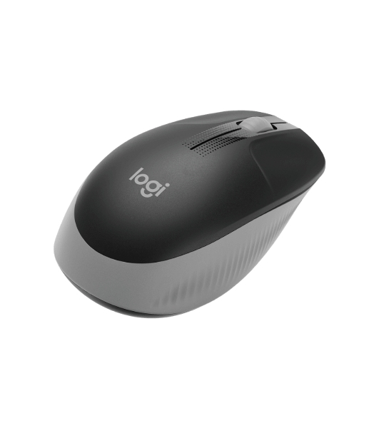 Мышь беспроводная Logitech M190 черный/серый, 1000 dpi, радиоканал, USB, кнопки - 3