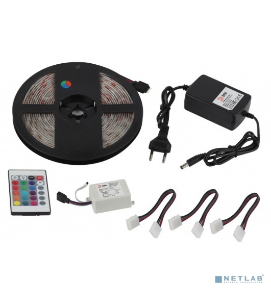 Комплект светодиодной ленты ЭРА 5050kit-14,4-60-12-IP65-RGB-5m