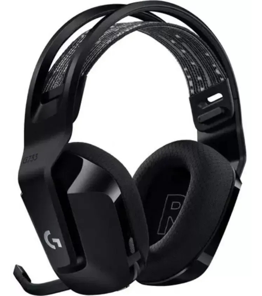 Гарнитура проводная с микрофоном Logitech G733 Lightspeed черный мониторные Radio оголовье (981-000867)
